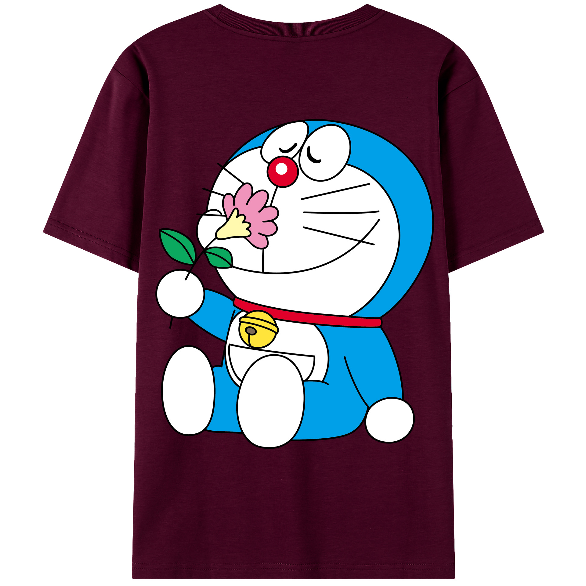 （画像用） ドラえもん Doraemon レディース半袖Tシャツ(バックプリント)